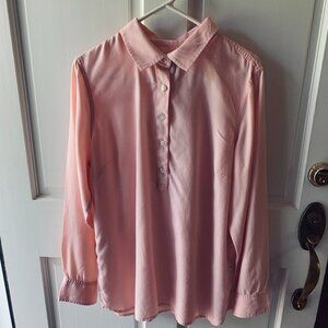 Talbots Pink Tunic Top - Size L